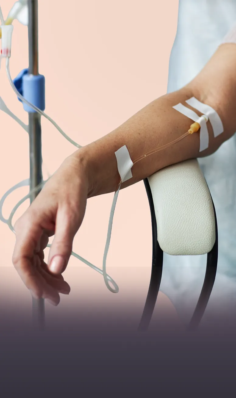 IV Vitamin Therapy treatment mobile banner at Toronto medical spa - When Burnout Runs Deep, Your Body Deserves Vitamin Therapy...